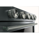 Kitchenaid® Cuisinière au gaz coulissante intelligente avec modes de cuisson à convection et brûleur 2 en 1 - 5 pi cu KSGS530SJP