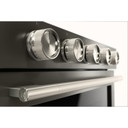 Kitchenaid® Cuisinière au gaz coulissante intelligente avec modes de cuisson à convection et brûleur 2 en 1 - 5 pi cu KSGS530SBE