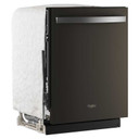 Lave-vaisselle Whirlpool® de 24 pouces avec fonction de lavage à couverture totale et séchage automatique à l'air libre en acier inoxydable noir résistant aux traces de doigts WDTS8024SV