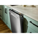Lave-vaisselle Whirlpool® de 24 pouces avec fonction de lavage à couverture totale et séchage automatique à l'air libre, en acier inoxydable résistant aux traces de doigts WDPS8024SZ