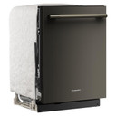 Kitchenaid® Lave-vaisselle à troisième panier avec Max Jets™ à 360° et système de séchage avancé ProDry™ et éclairage à DEL ultra vif - 44 dBA KDTS724SBE