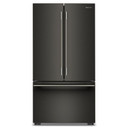 Kitchenaid® Réfrigérateur à portes françaises et profondeur de comptoir avec distributeur intérieur - 24 pi cu et 26 po KRFC236SBE