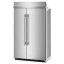 Kitchenaid® Réfrigérateur côte à côte encastré avec intérieur platine - 48 po - 30 pi cu KBSN748SPS