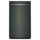 Kitchenaid® Réfrigérateur côte à côte encastré avec intérieur platine - 48 po - 30 pi cu KBSN748SJP
