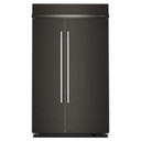 Kitchenaid® Réfrigérateur côte à côte encastré avec intérieur platine - 48 po - 30 pi cu KBSN748SBE