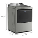 Maytag® Sécheuse électrique avec fonction Extra Power et détection d’humidité perfectionnée, 7,4 pi cu YMED6205RR