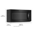 Whirlpool® Four à micro-ondes à hotte intégrée avec cuisson par détection - 1,9 pi cu - 1000 watts YWMMS3230SB