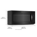 Whirlpool® Four à micro-ondes à hotte intégrée avec cuisson par détection - 1,9 pi cu - 1000 watts YWMMS3230SB