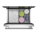Kitchenaid® Réfrigérateur/congélateur sous le comptoir en acier inoxydable à double tiroir - 24 po KUCT524SSB