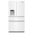 Réfrigérateur à portes françaises Whirlpool® et capacité familiale et tiroir à températures flexibles de 29 pi cu WRMF3536SW