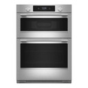 Kitchenaid® Four mural combiné électrique intelligent de 27 pouces avec modes de cuisson assistée - Fini PrintShield™ KOEC727SPS