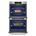 Kitchenaid® Four mural double électrique intelligent de 27 pouces avec modes de cuisson assistée - Fini PrintShield™ KOED727SPS