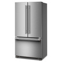 Kitchenaid® Réfrigérateur à portes françaises, profondeur de comptoir et distributeur intérieur de 22 pi cu - 36 po KRFC136TPS