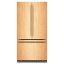 Kitchenaid® Réfrigérateur à portes françaises prêt pour le panneau à profondeur de comptoir et distributeur intérieur de 22 pi cu - 36 po KRFC136TPA