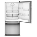 Kitchenaid® Réfrigérateur à congélateur inférieur et profondeur standard avec porte à charnière à droite de 19 pi cu - 30 po KRBR130SPS