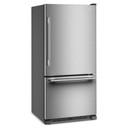 Kitchenaid® Réfrigérateur à congélateur inférieur et profondeur standard avec porte à charnière à droite de 22 pi cu - 33 po KRBR133SPS