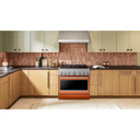 Kitchenaid® Cuisinière bicombustible de style commercial à 6 brûleurs avec mode de friture à air sans préchauffage de 36 po KFDS936SSC