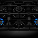 Cuisinière au gaz de style commercial à 6 brûleurs avec mode de friture à air sans préchauffage KitchenAid® de 36 po KFGS936SJP