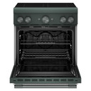 Cuisinière à induction non encastrée de style commercial à 4 éléments avec friture à air KitchenAid® de 30 po KFIS930SJP
