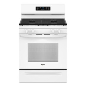 Whirlpool® Cuisinière au gaz autonettoyante avec mode sans préchauffage de 30 po WFGS3530RW