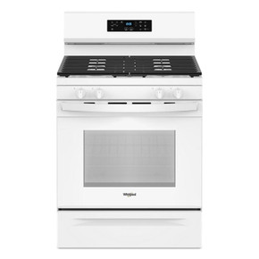 Whirlpool® Cuisinière au gaz autonettoyante avec mode sans préchauffage de 30 po WFGS3530RW