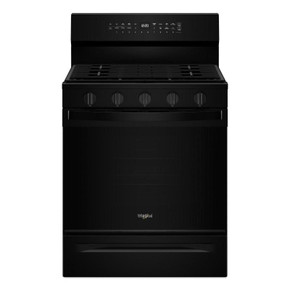 Whirlpool® Cuisinière au gaz intelligente avec convection véritable, autonettoyage/nettoyage à la vapeur, préchauffage rapide - 30 po et 5.3 pi cu WFGS7530RB