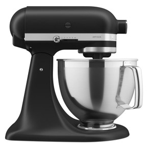 Kitchenaid® Batteur sur socle à tête inclinable Artisan® avec ensemble d'accessoires de qualité supérieure KSM195PSBM