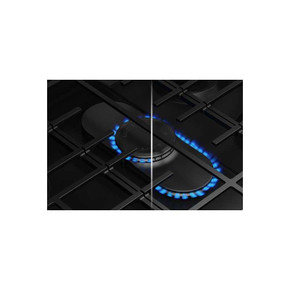 Kitchenaid® Cuisinière au gaz coulissante intelligente avec modes de cuisson à convection et brûleur 2 en 1 - 5 pi cu KSGS530SJP
