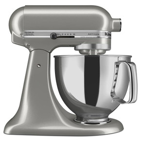 Batteur sur socle à tête  inclinable de la série Artisan KitchenAid, 5 pintes KSM150PSCU