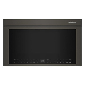 Kitchenaid® Four à micro-ondes à hotte intégrée multifonctions avec modes de capteurs à infrarouges YKMMF730PBE