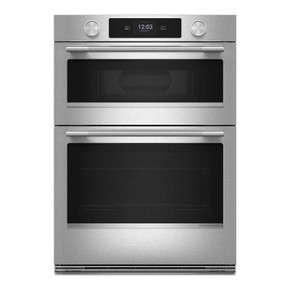 Kitchenaid® Four mural combiné électrique intelligent de 30 pouces avec modes de cuisson assistée - Fini PrintShield™ KOEC730SPS