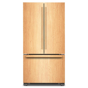 Kitchenaid® Réfrigérateur à portes françaises prêt pour le panneau à profondeur de comptoir et distributeur intérieur de 22 pi cu - 36 po KRFC136TPA