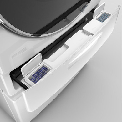 Whirlpool® Laveuse à chargement frontal intelligente avec très grand distributeur de détergent Load & GoTM - 5.8 pi cu C.E.I. WFW9620HW