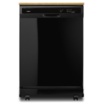 Whirlpool® Lave-vaisselle robuste avec programme de lavage en une heure WDP370PAHB