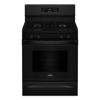 Whirlpool® Cuisinière au gaz autonettoyante avec mode sans préchauffage de 30 po WFGS3530RB
