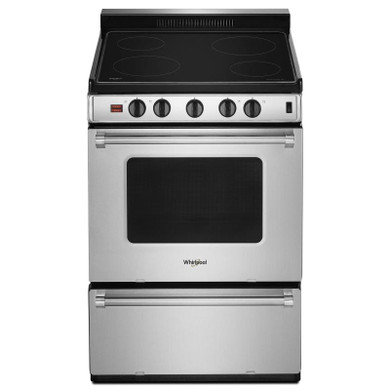 Whirlpool® Cuisinière électrique non encastrée avec surface SpillGuardTM - 24 po YWFE50M4HS