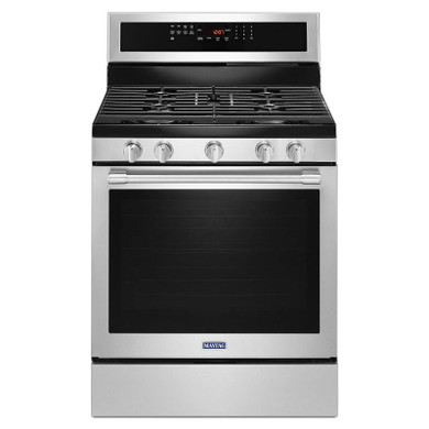 Maytag® Cuisinière au gaz avec convection véritable et préchauffage rapide - 30 po - 5.8 pi cu MGR8800FZ