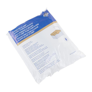 Sacs en plastique blanc de 15 po pour compacteur – 15 sacs W10165295RP