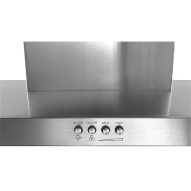 Whirlpool® Hotte de cuisine murale plate en acier inoxydable - 30 po WVW57UC0FS