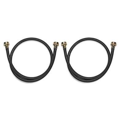 Tuyau d’arrivée d’eau noir de 4 pi pour laveuse 1050 PSI - Paquet de 2 8212546RP