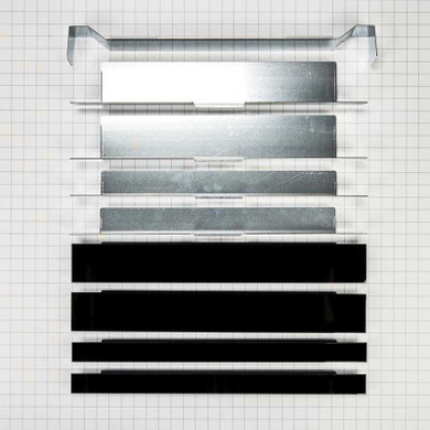 Trousse de garniture latérale pour four mural simple, noir/Noir™ W11312047