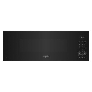 Whirlpool® Four à micro-ondes intelligent à hotte intégrée et profil bas de 1,1 pi cu avec ventilation de 450 pi³/min à 4 vitesses YWMML5530RB