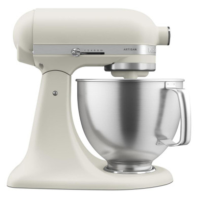 Batteur sur socle KitchenAid® de 5 pintes avec bol en acier inoxydable brossé. KSM192XDMH