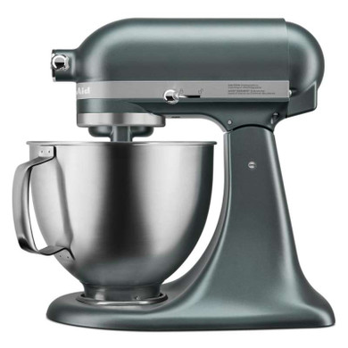 Batteur sur socle KitchenAid® de 5 pintes avec bol en acier inoxydable brossé. KSM192XDJP