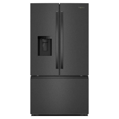 Whirlpool® Réfrigérateur à portes françaises avec distributeur d'eau et machine à glaçons dans la porte - 36 po - 30 pi cu WRFF3536SV