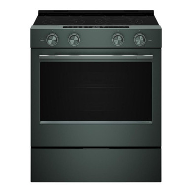 Kitchenaid® Cuisinière électrique coulissante avec deux éléments Even-Heat™ Hyper et modes de cuisson à convection - 5,3 pi cu YKSES530SJP