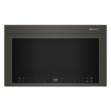 Kitchenaid® Four à micro-ondes à hotte intégrée à fonctions multiples au design encastré affleurant YKMMF530PBE