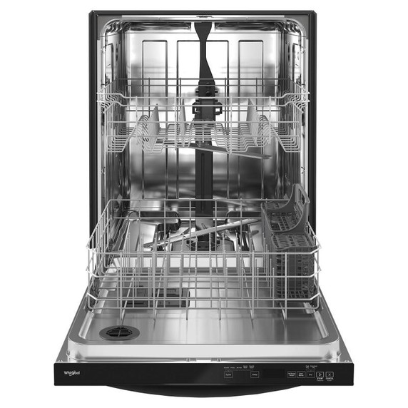 Lave-vaisselle avec système de lavage intelligent de 24 po Whirlpool® et un panier supérieur haut WDT740SALB