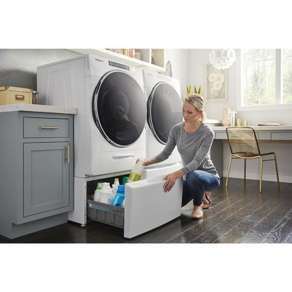 Whirlpool® Sécheuse au gaz à long conduit à chargement frontal avec commandes intuitives - 7.4 pi cu WGD560LHW