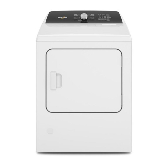 Whirlpool® Sécheuse au gaz à chargement vertical avec capteur d’humidité et vapeur - 7 pi cu WGD5050LW